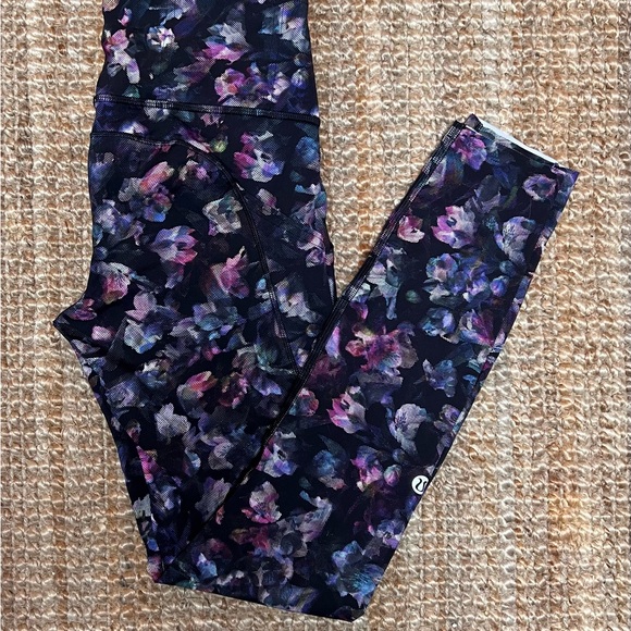 Lululemon Fast and Free Tight II 25" size 4 - Activate Floral Multi - Picture 2 of 4